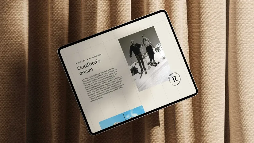 Mockup hotel recort storia