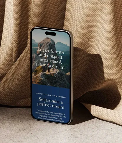 Mockup hotel recort mobile