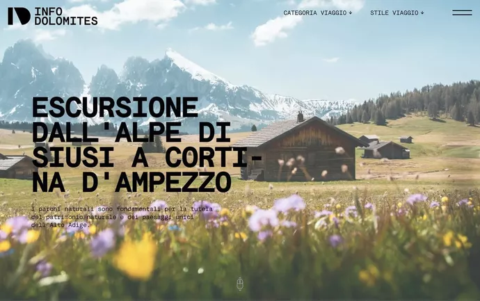 Infodolomites screen 1