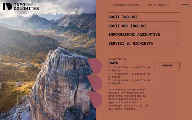 Infodolomites screen 4